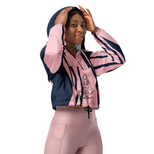 Load image into Gallery viewer, &quot;Meditate&quot; Women’s cropped windbreaker