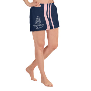 "Meditate" Women’s Recycled Athletic Shorts