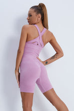 Load image into Gallery viewer, Crisscross Wide Strap Active Romper