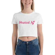Load image into Gallery viewer, &quot;Musical AF&quot; Women’s Crop Tee