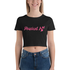 "Musical AF" Women’s Crop Tee